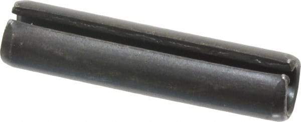 Made in USA - 5/16" Diam x 1-3/8" Long Slotted Spring Pin - Grade 1070-1090 Alloy Steel, Black Oxide Finish - A1 Tooling