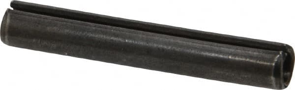 Made in USA - 5/16" Diam x 2" Long Slotted Spring Pin - Grade 1070-1090 Alloy Steel, Black Oxide Finish - A1 Tooling