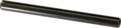 Made in USA - 5/16" Diam x 3-3/4" Long Slotted Spring Pin - Grade 1070-1090 Alloy Steel, Black Oxide Finish - A1 Tooling