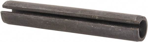 Made in USA - 7/16" Diam x 2-3/4" Long Slotted Spring Pin - Grade 1070-1090 Alloy Steel, Black Oxide Finish - A1 Tooling