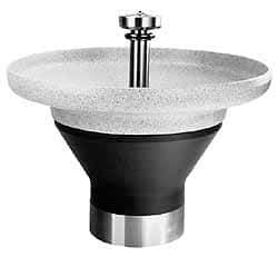 Bradley - Circular, Infrared Sensor, Internal Drain, 54" Diam, 8 Person Capacity, Terreon, Wash Fountain - 4.5 GPM, 8-1/2" Bowl Depth, 34" High - A1 Tooling