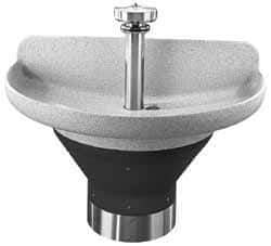 Bradley - Semi-Circular, Infrared Sensor, Internal Drain, 54" Diam, 4 Person Capacity, Terreon, Wash Fountain - 2.5 GPM, 8-1/2" Bowl Depth, 34" High - A1 Tooling