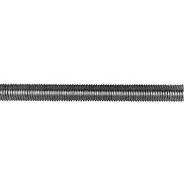 Made in USA - 3/8-16 x 12' Stainless Steel Threaded Rod - Exact Industrial Supply