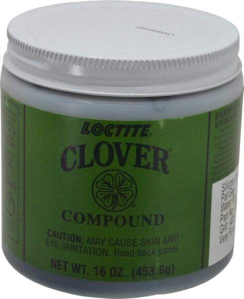 Loctite - 1 Lb Water Soluble Compound - Compound Grade Super Fine, 400 Grit, Black & Gray, Use on General Purpose - A1 Tooling