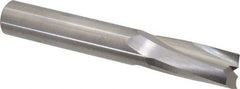 Onsrud - 1/2" Cutting Diam x 1-1/8" Length of Cut, 2 Flute, Upcut Spiral Router Bit - Uncoated, Right Hand Cut, Solid Carbide, 3-1/2" OAL x 1/2" Shank Diam, Double Edge, 11° Helix Angle - A1 Tooling