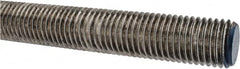 Made in USA - 1-8 UNC (Coarse), 3' Long, Stainless Steel Threaded Rod - Right Hand Thread - A1 Tooling