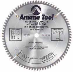 Amana Tool - 8" Diam, 5/8" Arbor Hole Diam, 64 Tooth Wet & Dry Cut Saw Blade - Carbide-Tipped, Crosscut & Cutoff Action, Standard Round Arbor - A1 Tooling