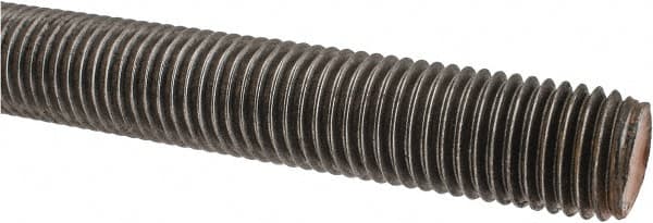 Value Collection - 1-8 UNC (Coarse), 3' Long, Alloy Steel Threaded Rod - Right Hand Thread - A1 Tooling