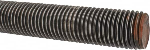 Value Collection - 1-1/4-7 UNC (Coarse), 3' Long, Alloy Steel Threaded Rod - Right Hand Thread - A1 Tooling