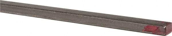 Made in USA - 36" Long x 1/8" High x 3/16" Wide, Mill Key Stock - W-1 (Water Hardening) Tool Steel - A1 Tooling