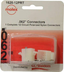 Molex - 12 Circuit, 12 AWG, 0.062 Inch Pin Diameter, Modular Receptacle Plug Connector Package - RoHS Compliant - A1 Tooling