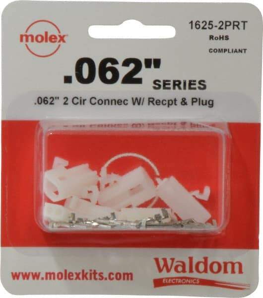 Molex - 2 Circuit, 2 AWG, 0.062 Inch Pin Diameter, Modular Receptacle Plug Connector Package - RoHS Compliant - A1 Tooling