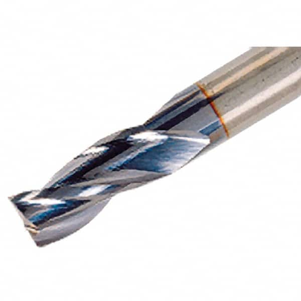 Iscar - 10mm, 22mm LOC, 10mm Shank Diam, 72mm OAL, 3 Flute, Solid Carbide Square End Mill - Single End, Uncoated, Spiral Flute, 38° Helix, Right Hand Cut, Right Hand Flute - A1 Tooling