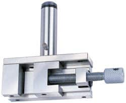 Accupro - 1.962 Jaw Opening Capacity, 42.93mm Jaw Height, Toolmaker's Vise - Flat Jaw, 123mm OAL x 38.1mm OAW x 4.54" OAH - A1 Tooling