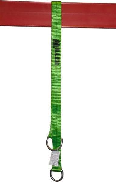 Miller - 6' Long, Cross-Arm Strap - 400 Lb Capacity, Nylon Webbing with Steel D-Rings - A1 Tooling