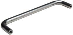 Amatom Electronic Hardware - 3-3/16" Long x 7/8" High, Round Handle - Clear Passivated, Stainless Steel, 3" Center to Center - A1 Tooling