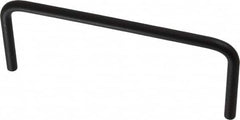 Amatom Electronic Hardware - 5-1/4" Long x 2" High, Round Handle - Black Anodized, Aluminum, 5" Center to Center - A1 Tooling