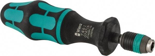 Wera - 1 Piece, 1.2 to 3 N/m, Preset Torque Limiting Screwdriver - 1/4" Drive - A1 Tooling