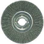 12" Diameter - 2" Arbor Hole - Crimped Steel Wire Straight Wheel - A1 Tooling