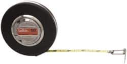 Lufkin - 164' x 10mm Yellow Blade Tape Measure - 1/8" & 1 cm Graduation, B8 Graduation Style, Black Case - A1 Tooling