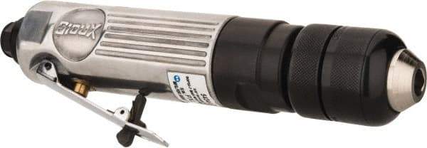 Sioux Tools - 3/8" Keyless Chuck - Inline Handle, 2,500 RPM, 5, 36 CFM, 0.33 hp - A1 Tooling