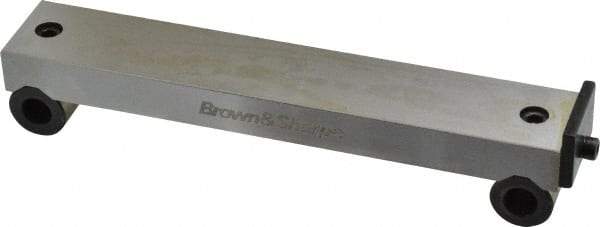 TESA Brown & Sharpe - 5-3/4 Inch Long x 1 Inch Wide x 0.0003 Inch Center to Center Accuracy, 0.0002 Inch Parallelism, 5 Inch Between Rolls, Sine Bar - Includes Back Plate - A1 Tooling