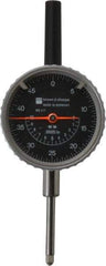 TESA Brown & Sharpe - 1" Range, 0-50 Dial Reading, 0.0005" Graduation Dial Drop Indicator - 2-1/4" Dial, 0.05" Range per Revolution, Revolution Counter - A1 Tooling