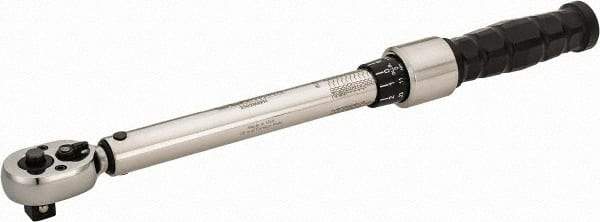 CDI - 3/8" Drive Micrometer Type Ratchet Head Torque Wrench - 30 In/Lb to 250 In/Lb Torque, 11" OAL - A1 Tooling