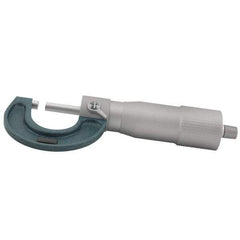 Mitutoyo - 0 to 25mm Range, 0.01mm Graduation, Mechanical Outside Micrometer - Ratchet Stop Thimble, Accurate to 0.0001" - A1 Tooling