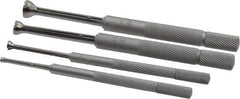 Mitutoyo - 1/8 to 1/2 Inch Measurement, Small Hole Gage Set - 90, 97.6, 102.8 and 108mm Long, Half Ball, Includes Pouch - A1 Tooling