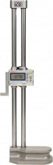 Mitutoyo - 18" Electronic Height Gage - 0.0005, 0.0002" (Switchable) Resolution, Accurate to 0.002", LCD Display, SPC Data Output - A1 Tooling