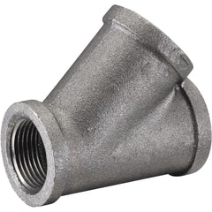 Black Pipe Fittings; Fitting Type: Wye; Fitting Size: 3″; Material: Malleable Iron; Finish: Black; Fitting Shape: Wye; Thread Standard: NPT; Connection Type: Threaded; Lead Free: No; Standards:  ™ASME ™B1.2.1; ASME ™B16.3;  ™UL ™Listed