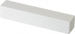 Tru-Maxx - 150 Grit Aluminum Oxide Square Dressing Stick - 4 x 3/4 x 3/4, Very Fine Grade, Vitrified Bond - A1 Tooling