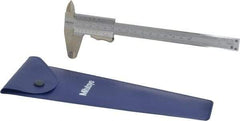 Mitutoyo - 0 to 6" Stainless Steel Vernier Caliper - 0.02mm Graduation, 40mm Jaw Depth, 0.05mm Accuracy - A1 Tooling