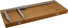 Mitutoyo - 0 to 20" Stainless Steel Vernier Caliper - 0.0010" Graduation, 200mm Jaw Depth, 0.003" Accuracy - A1 Tooling