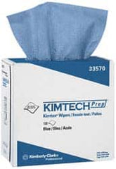 Kimtech - Dry Clean Room/Lab/Critical Task Wipes - Pop-Up, 16-3/4" x 8-3/4" Sheet Size, Blue - A1 Tooling