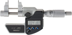 Mitutoyo - 0.2 to 1.2" Range, 0.00005" Resolution, Electronic Inside & Tubular Micrometer - A1 Tooling