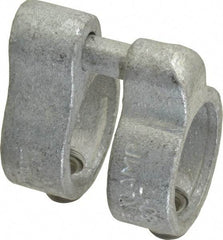 Kee - 1-1/4" Pipe, Malleable Iron Gate Hinge Fitting - Galvanized Finish - A1 Tooling