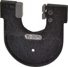 YPG - 0.57 to 0.76 Inch, Cast Iron MC0X Frame Snap Gage - Hardened Tool Steel Anvil - A1 Tooling