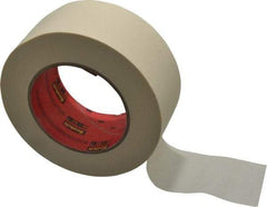 3M - 2" Wide x 60 Yd Long Tan Paper Masking Tape - Series 213, 6 mil Thick, 27 In/Lb Tensile Strength - A1 Tooling