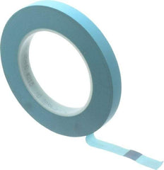 3M - 1/2" Wide x 60 Yd Long Blue Polypropylene Film Masking Tape - Series 215, 4.8 mil Thick, 15 In/Lb Tensile Strength - A1 Tooling