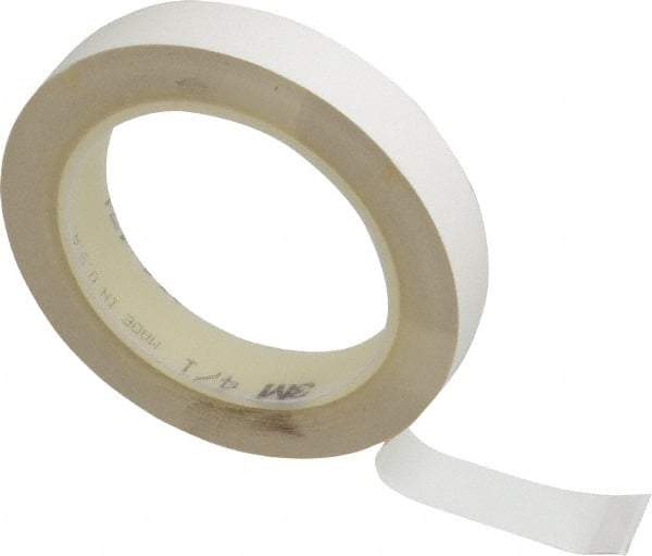 3M - White Solid Color Vinyl Tape - 3/4" Wide x 108' Long x 5.2 mil Thick, General Traffic - A1 Tooling