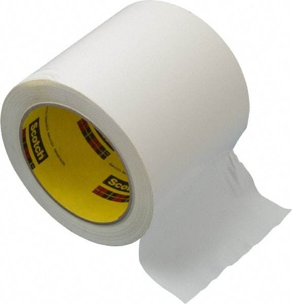 3M - White Solid Color Vinyl Tape - 4" Wide x 108' Long x 5.2 mil Thick, General Traffic - A1 Tooling