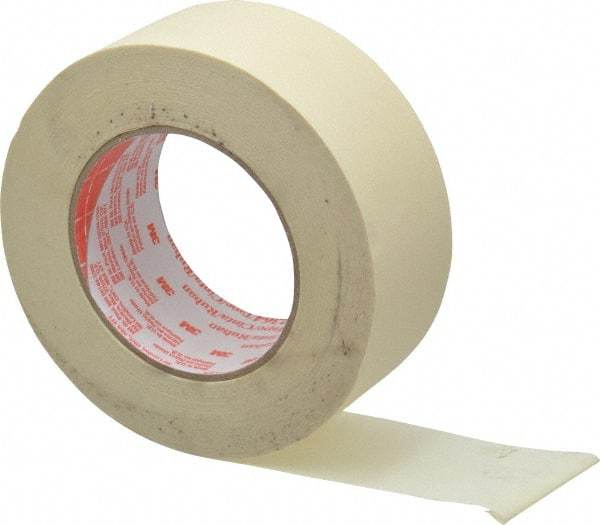 3M - 2" Wide x 60 Yd Long Tan Paper Masking Tape - Series 2364, 6.5 mil Thick, 24 In/Lb Tensile Strength - A1 Tooling