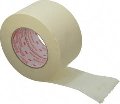 3M - 3" Wide x 60 Yd Long Tan Paper Masking Tape - Series 2364, 6.5 mil Thick, 24 In/Lb Tensile Strength - A1 Tooling