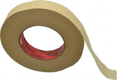 3M - 1" Wide x 60 Yd Long Tan Paper Masking Tape - Series 2693, 7.9 mil Thick, 29 In/Lb Tensile Strength - A1 Tooling