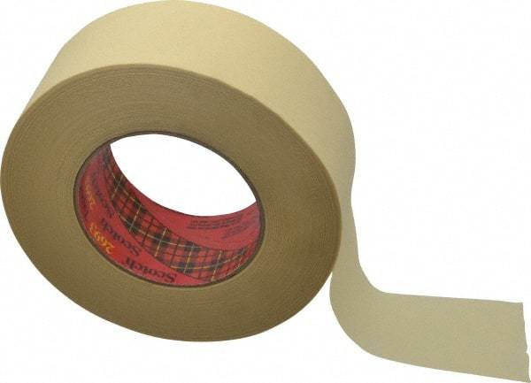 3M - 2" Wide x 60 Yd Long Tan Paper Masking Tape - Series 2693, 7.9 mil Thick, 29 In/Lb Tensile Strength - A1 Tooling