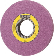 Tru-Maxx - 10" Diam x 3" Hole x 1" Thick, H Hardness, 46 Grit Surface Grinding Wheel - Aluminum Oxide, Type 1, Coarse Grade, 2,480 Max RPM, Vitrified Bond, No Recess - A1 Tooling