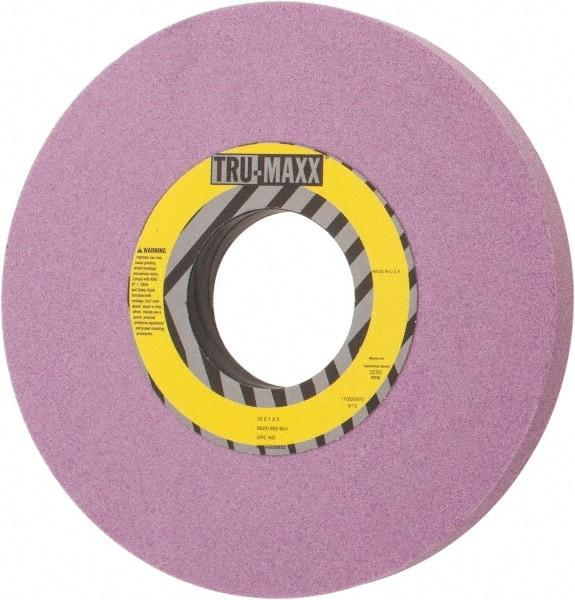 Tru-Maxx - 10" Diam x 3" Hole x 1" Thick, I Hardness, 60 Grit Surface Grinding Wheel - Aluminum Oxide, Type 1, Medium Grade, 3,250 Max RPM, Vitrified Bond, No Recess - A1 Tooling