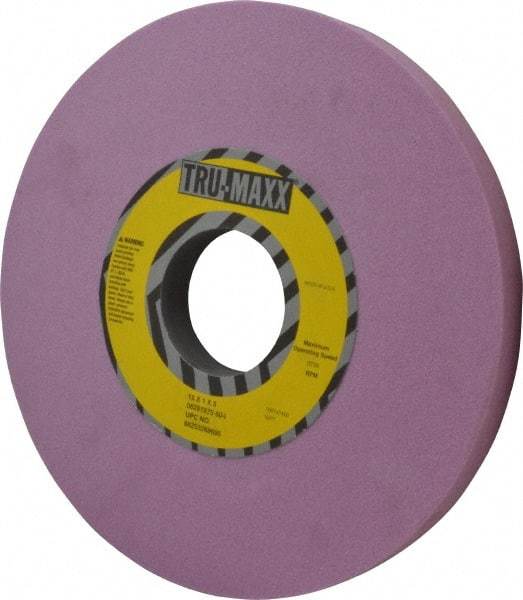 Tru-Maxx - 12" Diam x 3" Hole x 1" Thick, I Hardness, 60 Grit Surface Grinding Wheel - Aluminum Oxide, Type 1, Medium Grade, 2,705 Max RPM, Vitrified Bond, No Recess - A1 Tooling